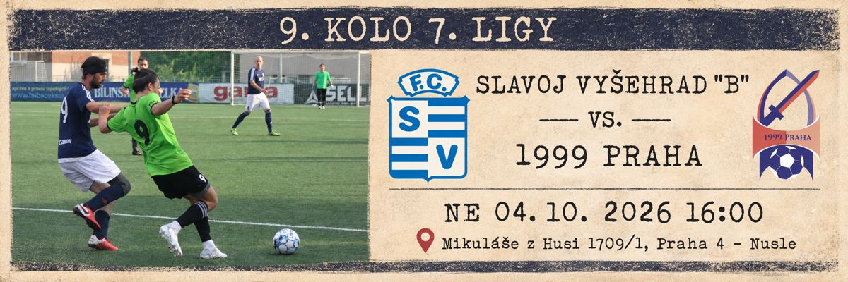 Představujeme soupeře: FC Slavoj Vyšehrad B