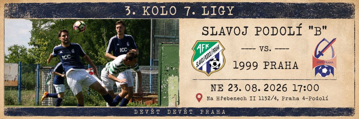 Představujeme soupeře: AFK Slavoj Podolí "B"