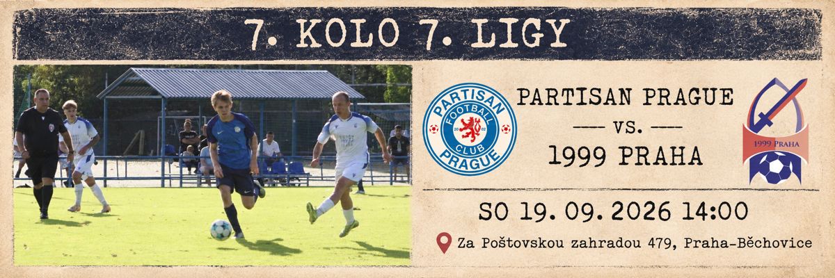 Představujeme soupeře: Partisan Prague FC