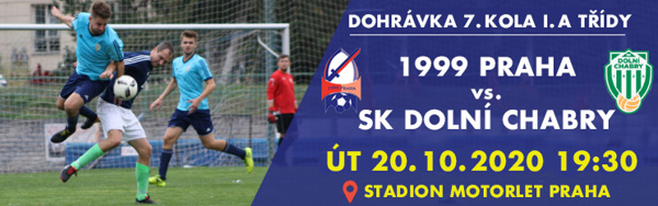 Zápas s Dolními Chabry odložen!